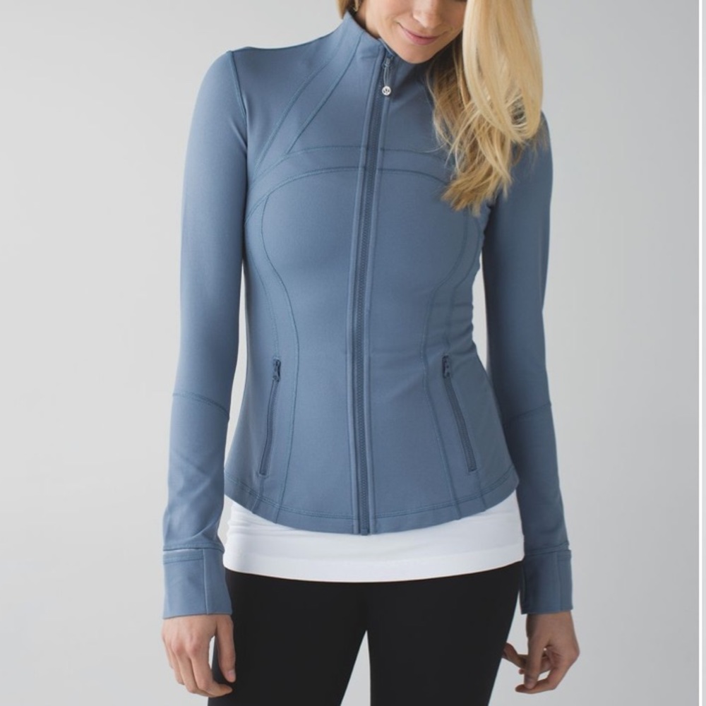 Lululemon Blue Denim Define Jacket - Women’s Size 4 - Material: Luon